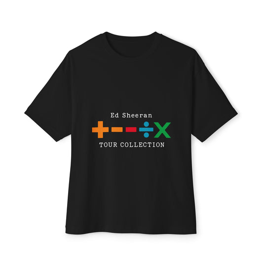 Unisex Oversized Boxy Tee β Ed Sheeran Black Edition Printify