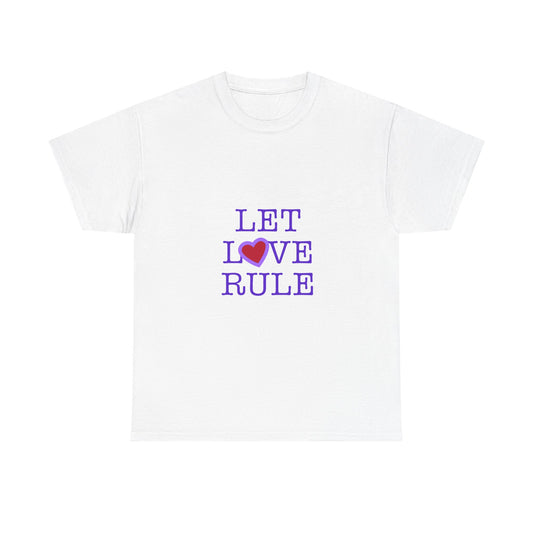 Let Love Rule (Remix) Unisex Heavy cotton tee Printify