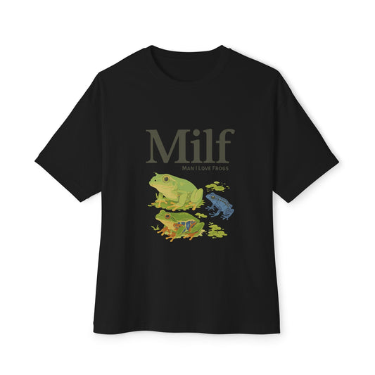 Unisex Oversized Tee β Snazzy Funny Milf Edition Printify