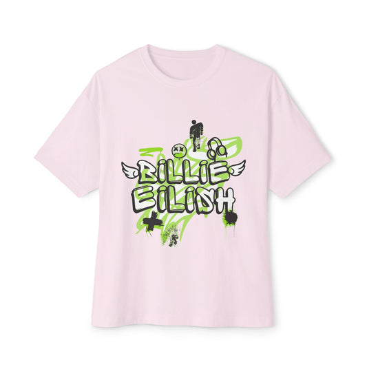 Billie Eilish Inspired Grunge Angel Oversized T-Shirt β Graffiti Streetwear Edition Printify
