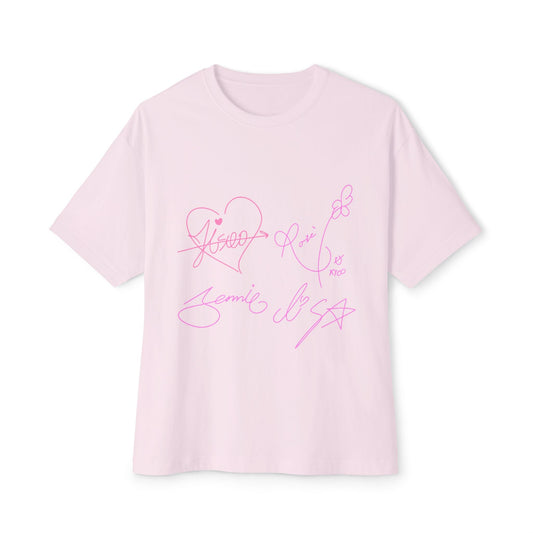 Signature Autograph β Oversized Boxy Tee Printify