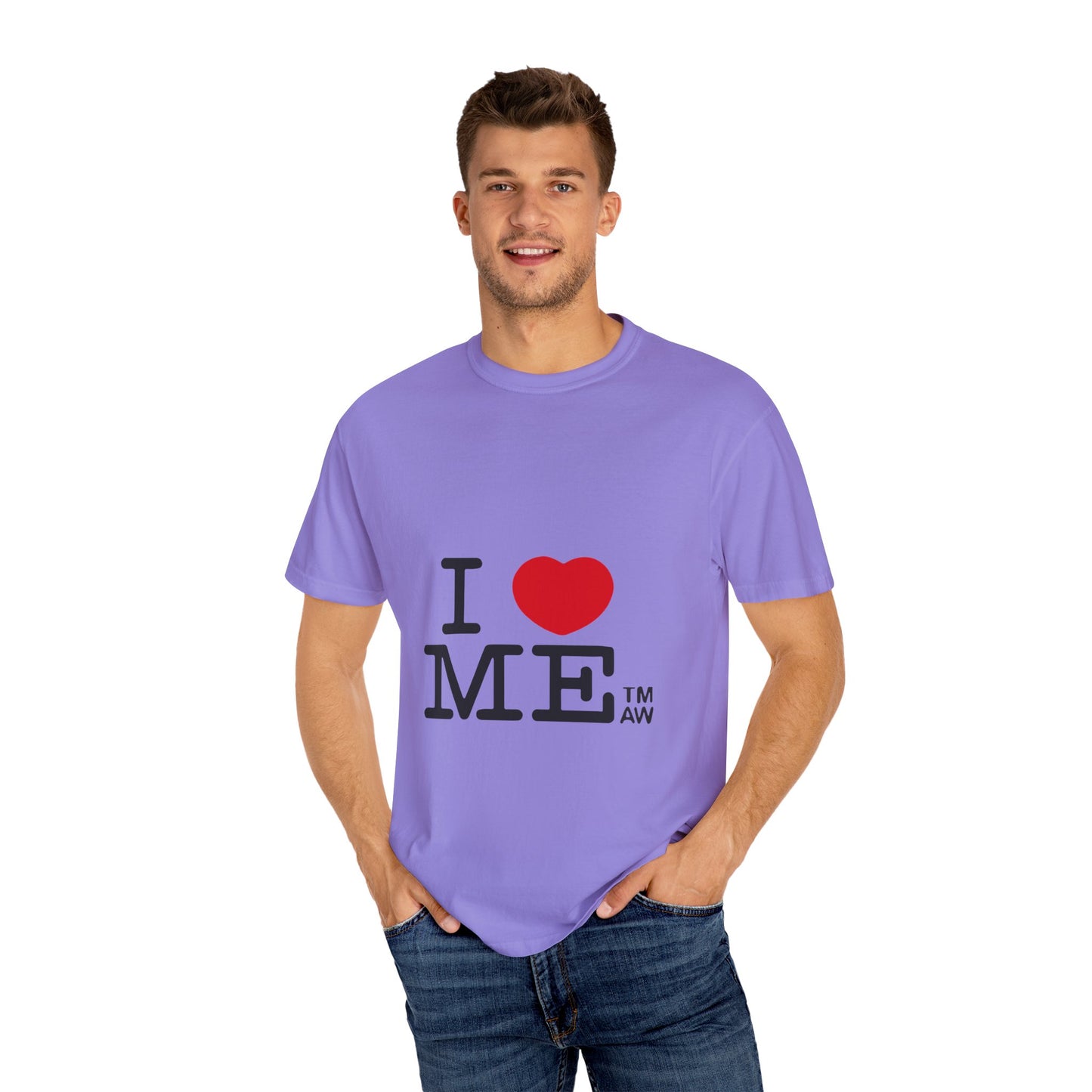 Clean Block Unisex Garment-Dyed T-shirt - snazzymerch