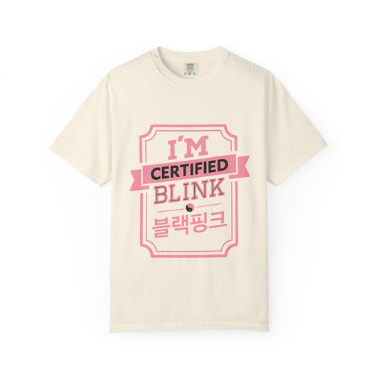 Certified BLINK Badge β Dyed T-shirt Printify