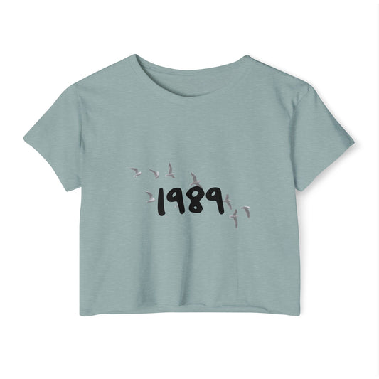Wings of '89 Women's Festival Crop Top - snazzymerch