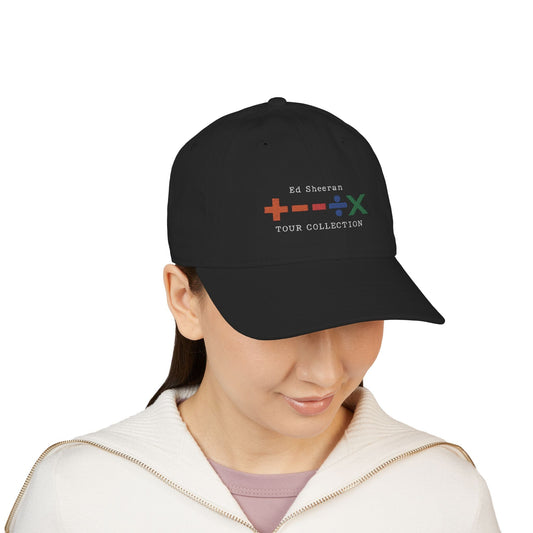 Organic Baseball Cap (Embroidery) β Ed Sheeran Black Edition Printify