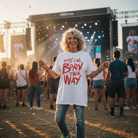 Born This Way Statement-Unisex Dyed Tshirt Printify