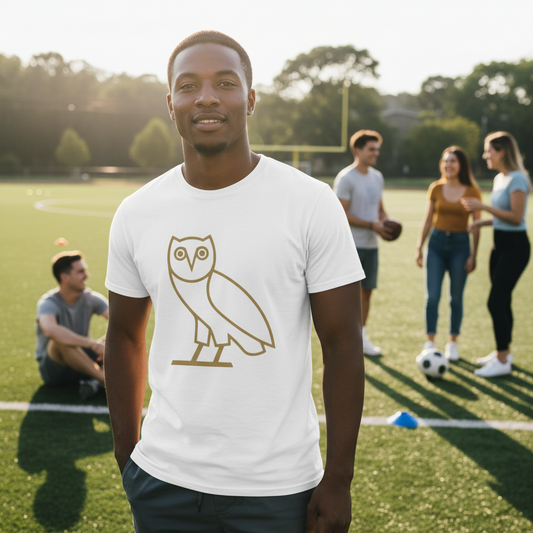 Classic Owl Heavy Cotton Tee Printify