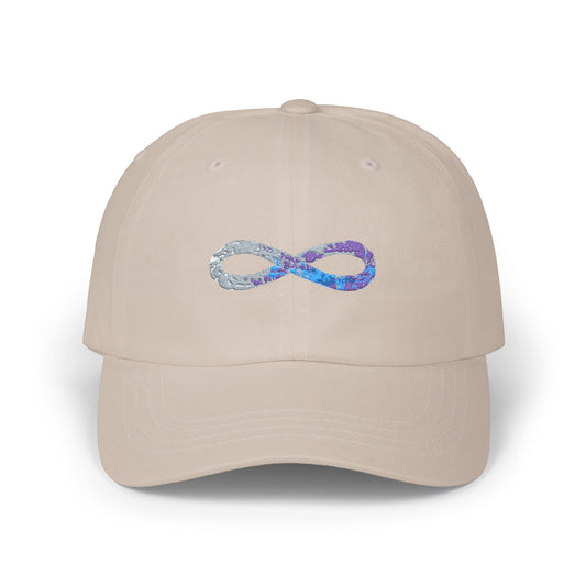 Cosmic Infinity Loop Classic dad cap Printify