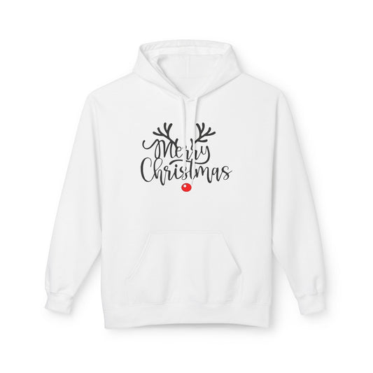 Merry Christmas Reindeer Hoodie – Holiday Edition Printify