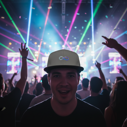 Cosmic Infinity Loop Snapback cap Printify