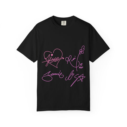 Signature Autograph β Dyed T-shirt Printify