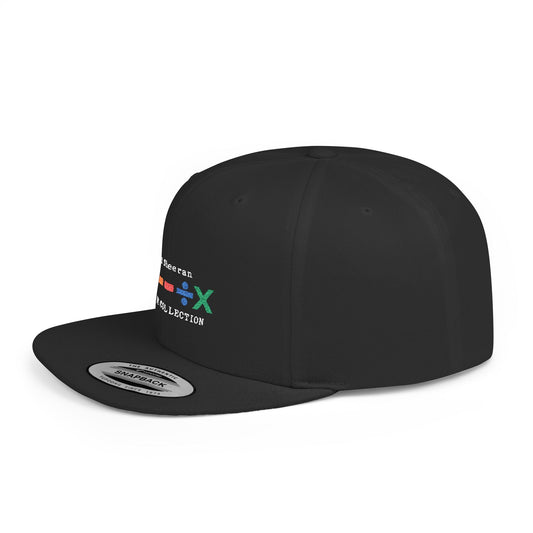 Flat Bill Snapback β Ed Sheeran Black Edition Printify