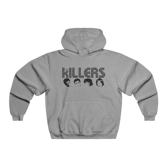 Diamond Dot Retro Men's NUBLEND® Hooded Sweatshirt - snazzymerch