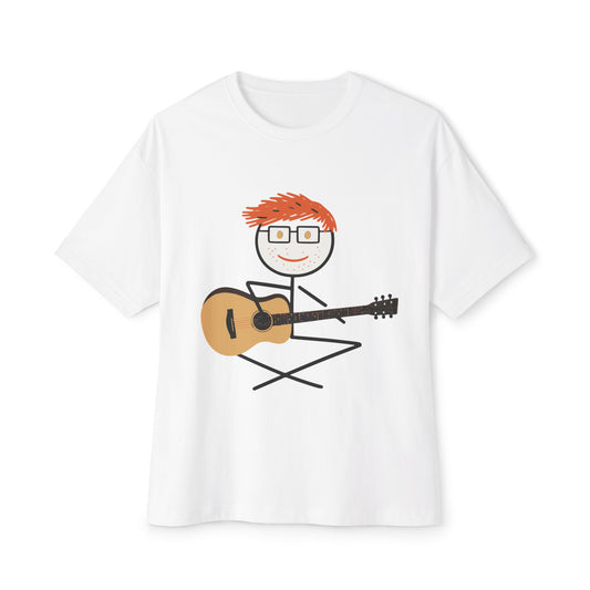 Ed Sheeran Guitar Boxy Tee | Oversized Fit
