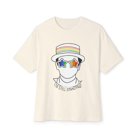 I’m Still Standing Unisex Oversized Boxy Tee - snazzymerch