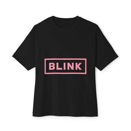 Minimal BLINK Logo β Oversized Boxy Tee Printify