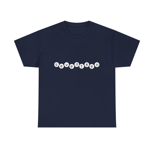Minimal White Orbit Unisex Heavy Cotton Tee - snazzymerch
