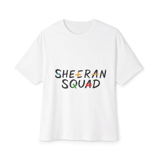 Sheeran Squad Oversized Boxy Tee | SnazzyMerch