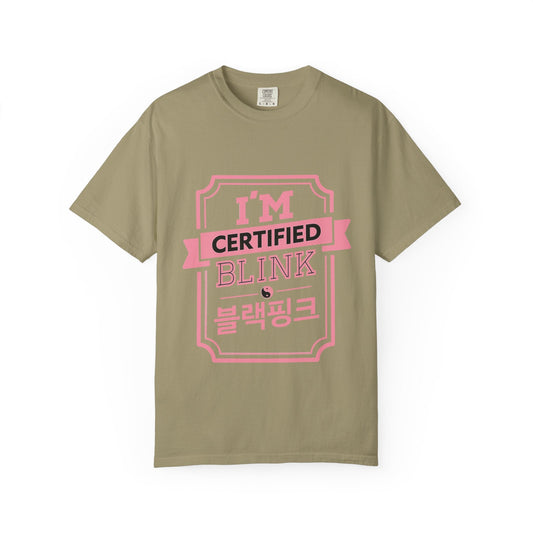 Certified BLINK Badge β Dyed T-shirt Printify