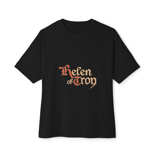 Trojan Spirit Unisex Oversized Boxy Tee - snazzymerch