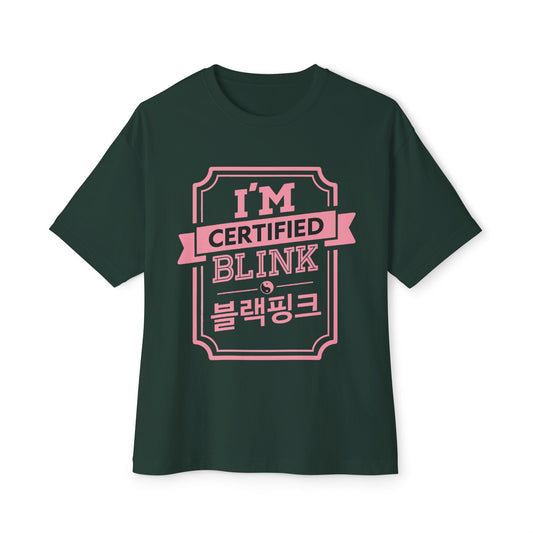 Certified BLINK Badge β Oversized Boxy Tee Printify