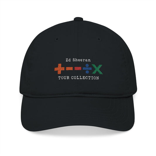 Organic Baseball Cap (Embroidery) β Ed Sheeran Black Edition Printify