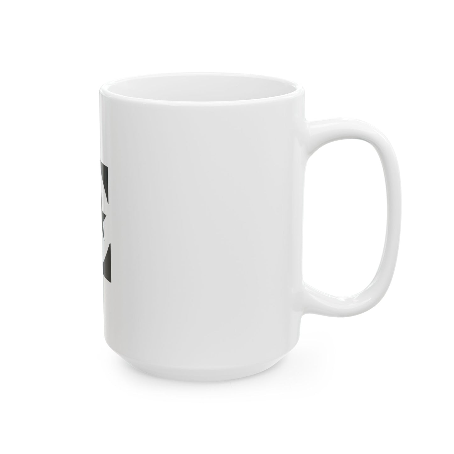 Black & White Portrait Ceramic Mug, (11oz, 15oz) - snazzymerch