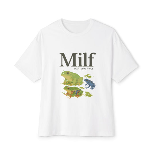 Unisex Oversized Tee β Snazzy Funny Milf Edition Printify