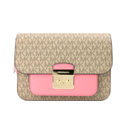 Michael Kors Sloan Editor Leather Flap Crossbody Bag snazzymerch