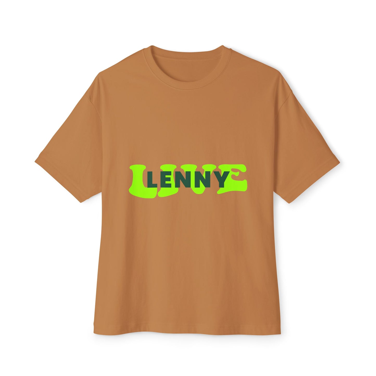Live Lenny Pop Unisex Oversized Boxy tee Printify