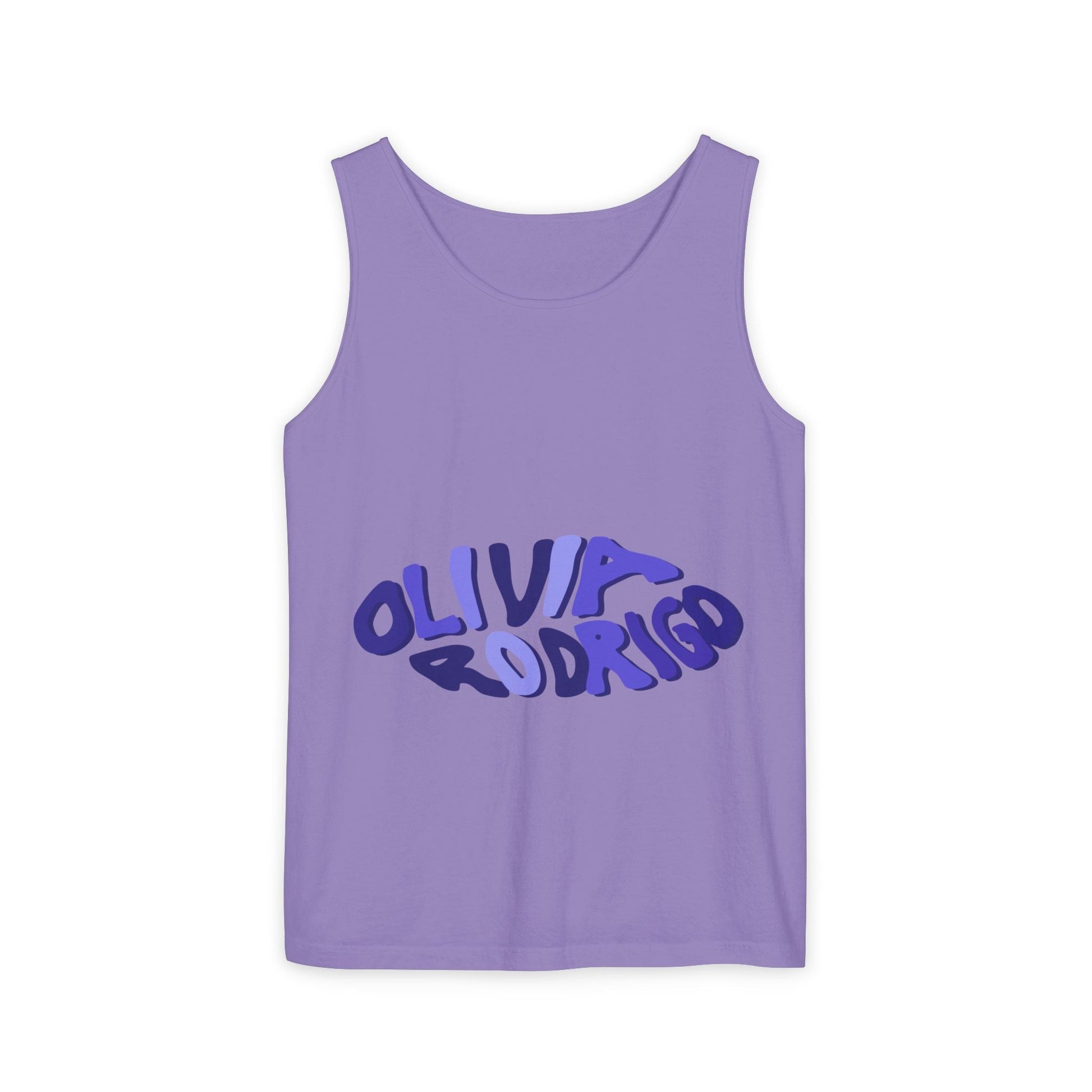 Olivia Rodrigo Wavy Text-Dyed Tank Top Printify
