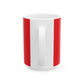 Diamond Dot Retro Ceramic Mug, (11oz, 15oz) - snazzymerch