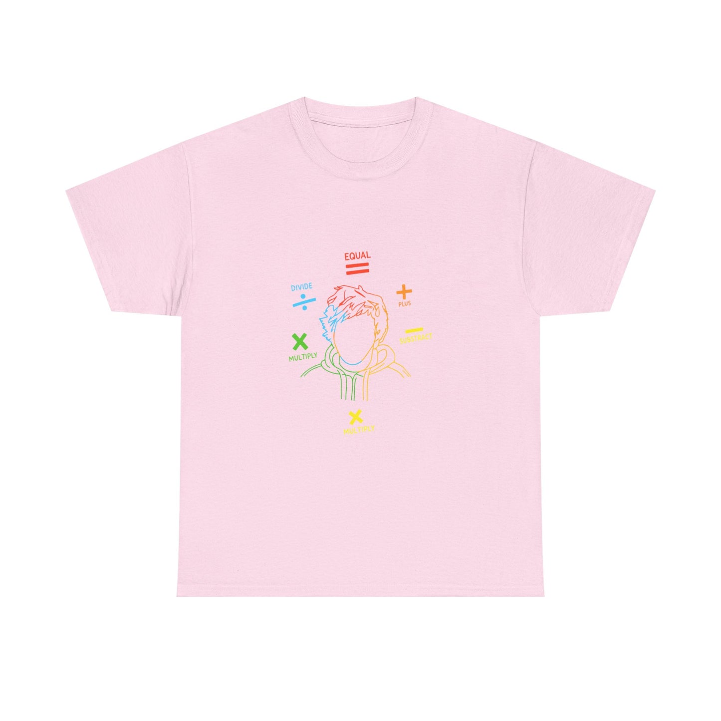 Minimalist Divide Symbol with Brush Unisex Heavy Cotton Tee Printify