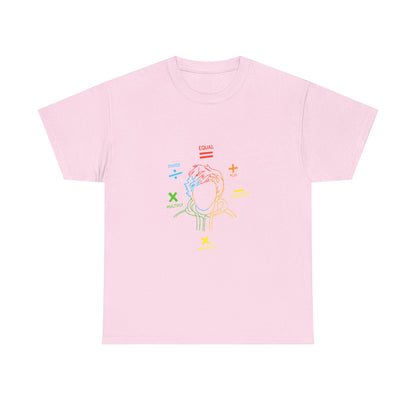 Minimalist Divide Symbol with Brush Unisex Heavy Cotton Tee Printify