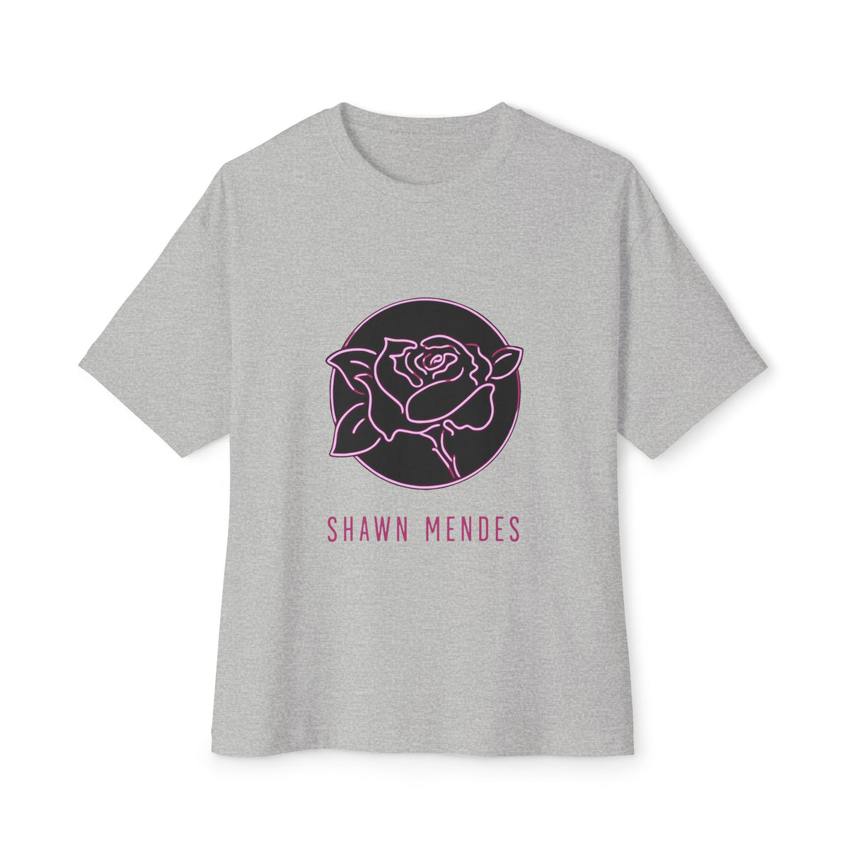 Neon Bloom Unisex Oversized Boxy Tee Printify