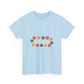 Retro Floral Groove Unisex Heavy cotton tee Printify