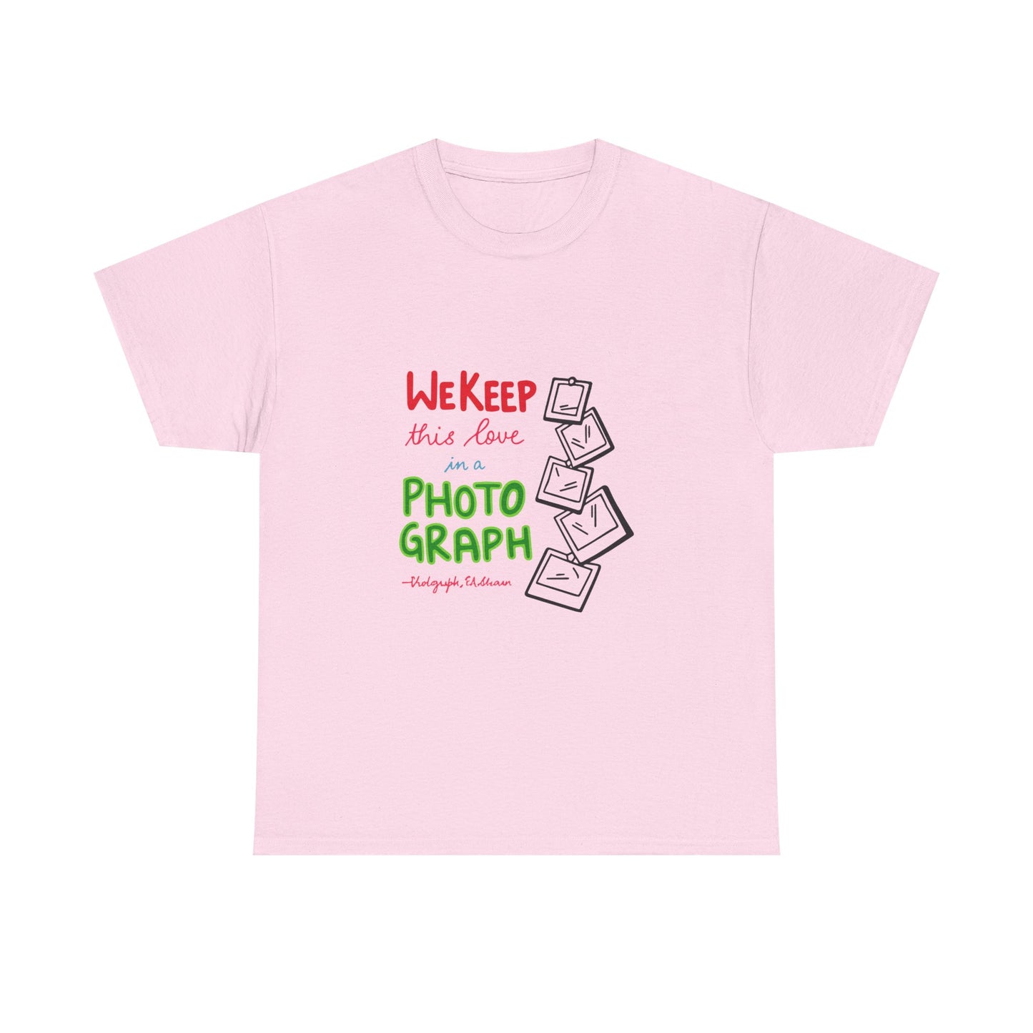 White Paw Print Unisex Heavy Cotton Tee Printify