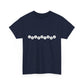 Minimal White Orbit Unisex Heavy Cotton Tee - snazzymerch