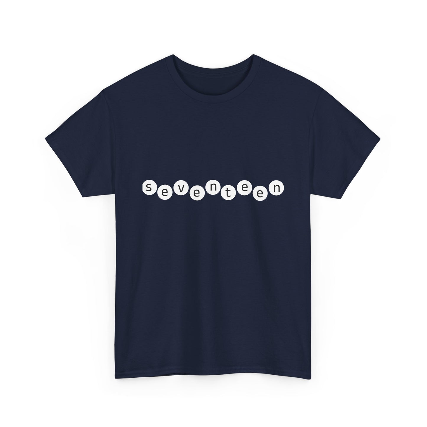 Minimal White Orbit Unisex Heavy Cotton Tee - snazzymerch