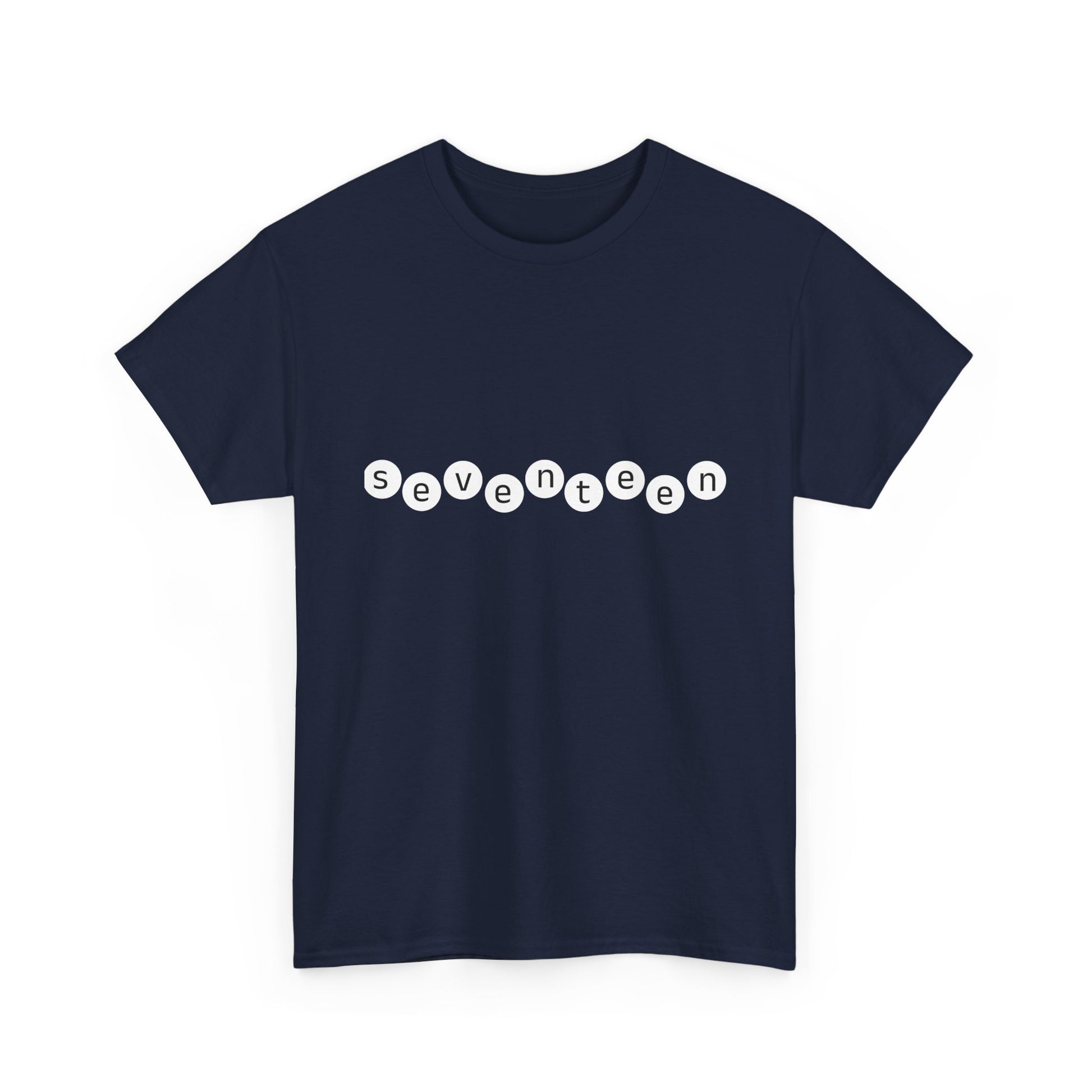 Minimal White Orbit Unisex Heavy Cotton Tee - snazzymerch