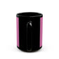 Green Text Statement Black Mug (11oz, 15oz) - snazzymerch