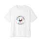 Trident Glow Unisex Oversized Boxy Tee - snazzymerch