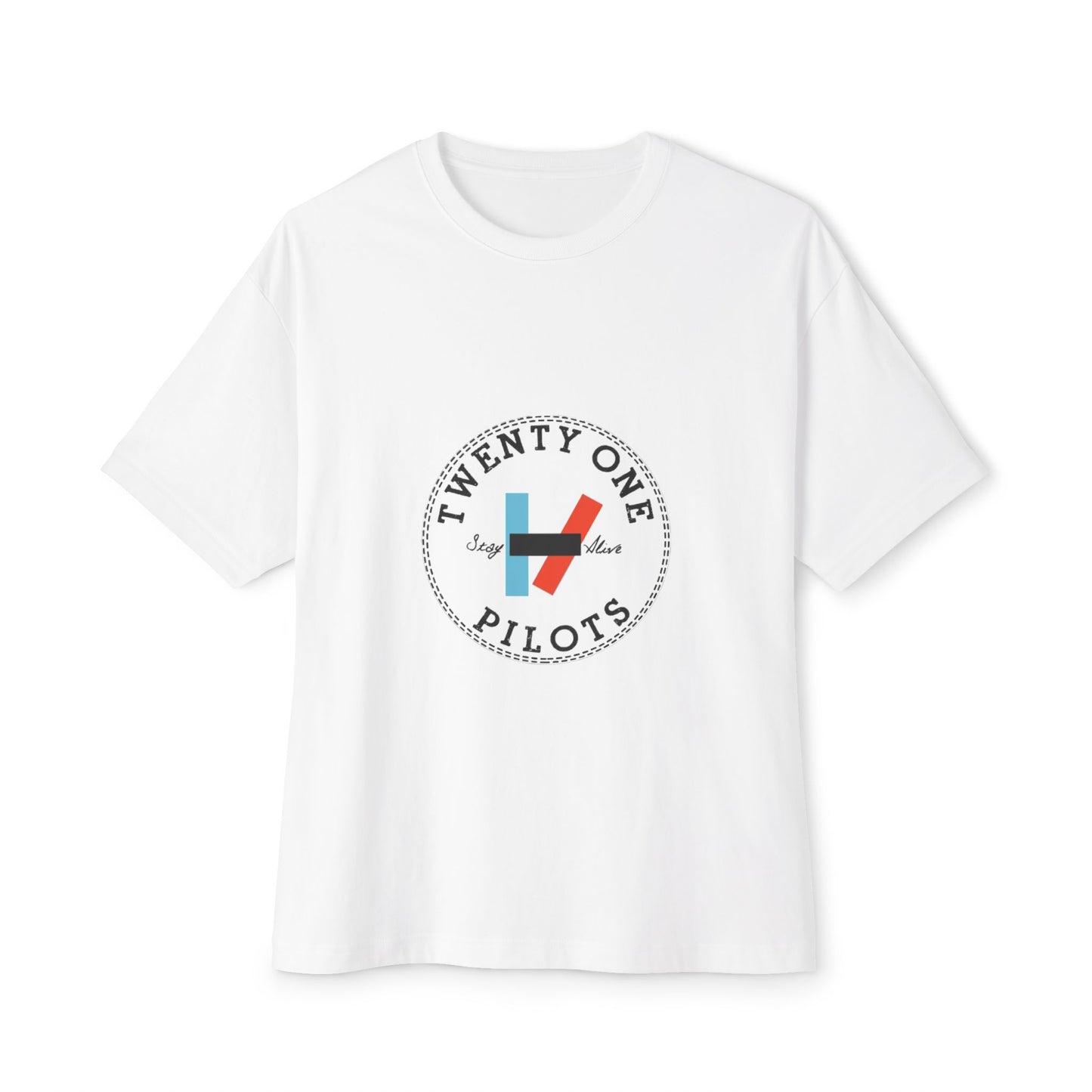 Trident Glow Unisex Oversized Boxy Tee - snazzymerch