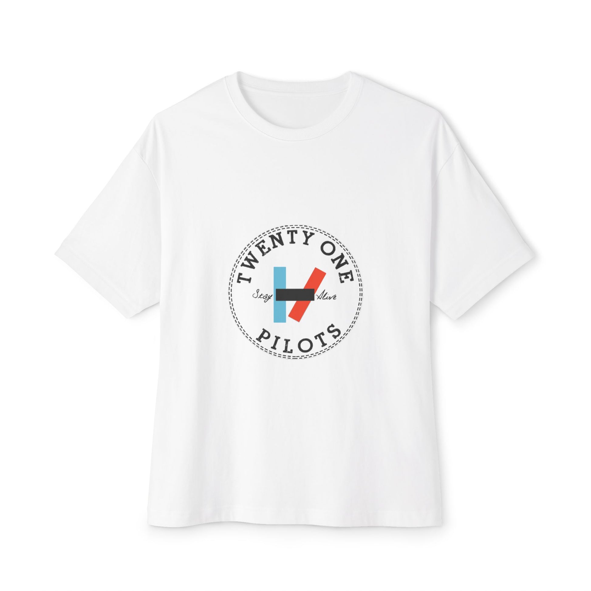 Trident Glow Unisex Oversized Boxy Tee - snazzymerch
