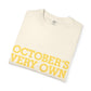 October’s Very Own Bold Logo Dyed Tshirt Printify
