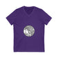 Muse Silhouette Unisex Jersey Short Sleeve V-Neck Tee - snazzymerch