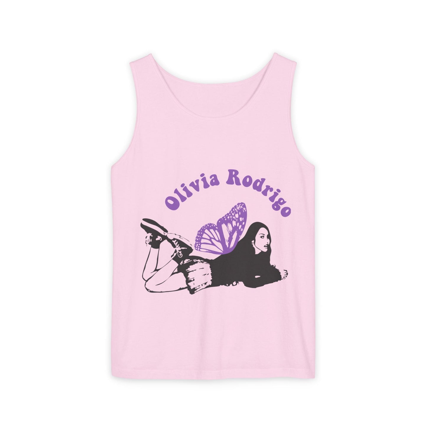 Olivia Rodrigo Butterfly Arc-Dyed Tank Top Printify