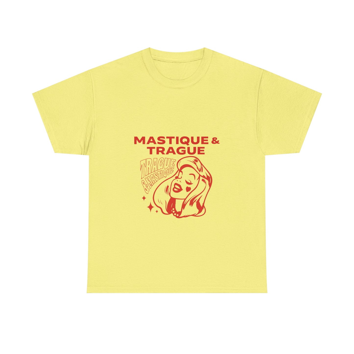 Fierce Femme in Red Unisex Heavy cotton tee Printify