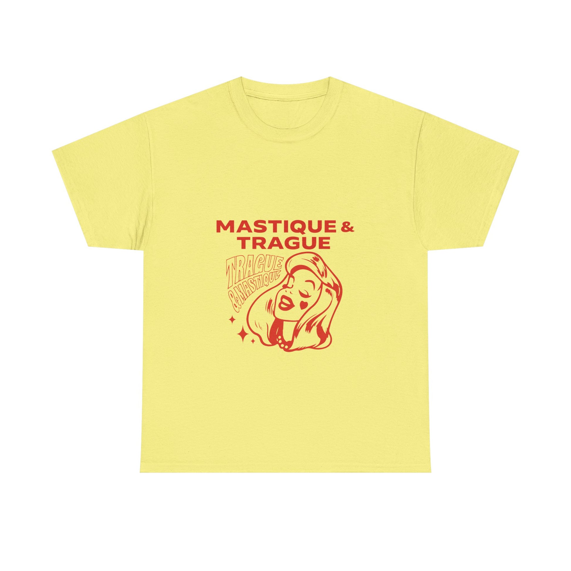 Fierce Femme in Red Unisex Heavy cotton tee Printify