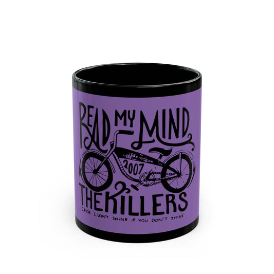 Dot Matrix-Inspired Black Mug (11oz, 15oz) - snazzymerch